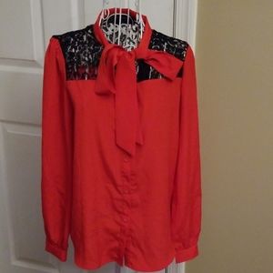 Beautiful red and black shirt